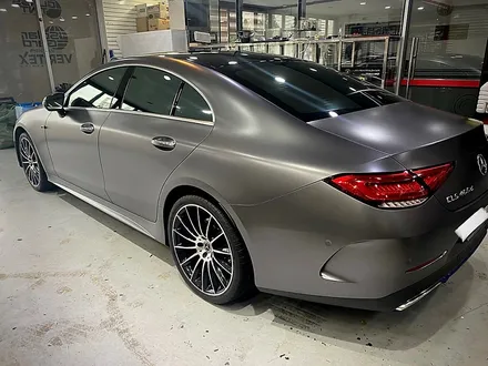 벤츠 CLS 400D 전체랩핑 사틴다크그레이.