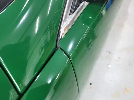 재규어 XF 전체 랩핑 글로스 그린, 양주 랩핑샵 오토아틀리에.