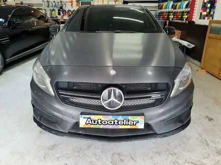 양주 랩핑샵 오토아틀리에, A45AMG 랩핑 재시공.