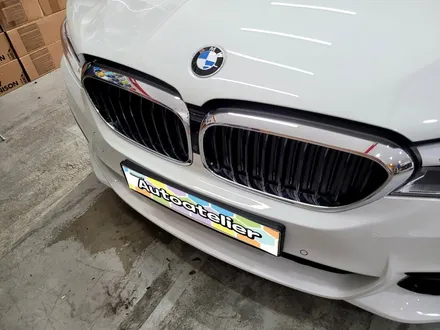 BMW 5시리즈 크롬 없애기 랩핑, 양주 의정부 랩핑샵 오토아틀리에.