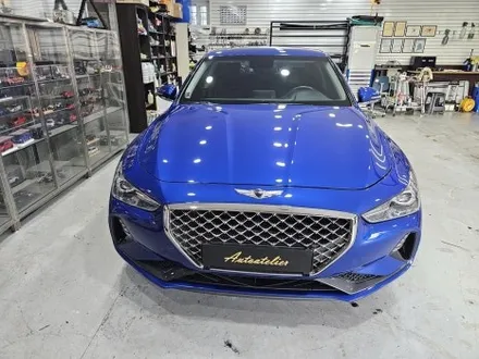 의정부 양주 제네시스 G70 전체 고광택 랩핑