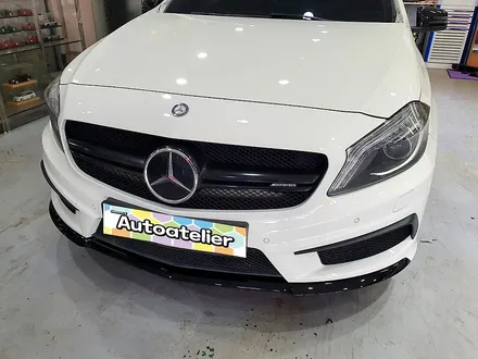 양주 랩핑샵 오토아틀리에, A45AMG 랩핑 재시공.