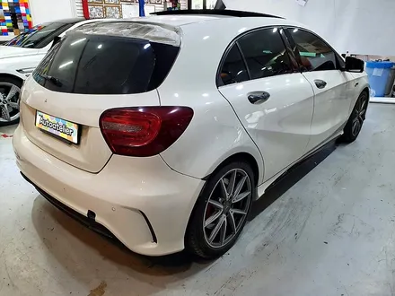 양주 랩핑샵 오토아틀리에, A45AMG 랩핑 재시공.
