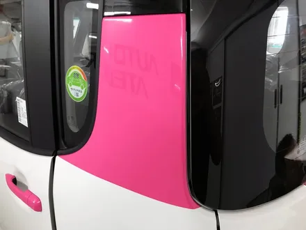 기아 레이 루프스킨 + 부분랩핑 핑크 시공 - by 의정부 오토아틀리에, 레이 랩핑, 레이루프스킨, 의정부랩핑, 의정부 카스킨.