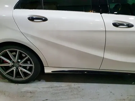 양주 랩핑샵 오토아틀리에, A45AMG 랩핑 재시공.