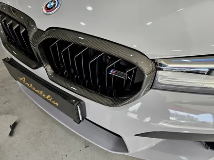 양주 의정부 전체랩핑 BMW M5 쿨그레이 시멘트색.