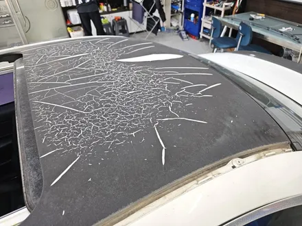 bmw 1시리즈 루프스킨 재시공.