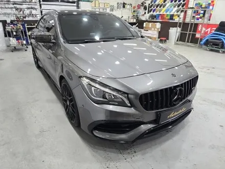의정부 벤츠 CLA45AMG 전체 화이트카멜레온 고광택 랩핑