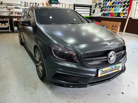 양주 랩핑샵 오토아틀리에, A45AMG 랩핑 재시공.