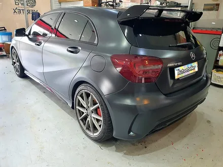 양주 랩핑샵 오토아틀리에, A45AMG 랩핑 재시공.