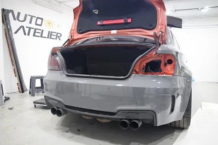 BMW 1M 전체 랩핑 Avery Gloss Dark Grey 시공 - by 의정부 오토아틀리에, 의정부 카스킨, 의정부 랩핑, bmw랩핑