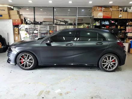 양주 랩핑샵 오토아틀리에, A45AMG 랩핑 재시공.