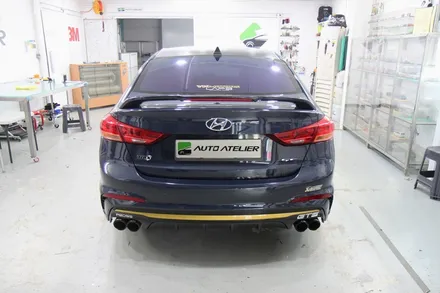 아반떼 스포츠 3M 사틴 다크그레이 전체랩핑. 3M 1080 S261 Satin Dark Gray. 랩핑 잘하는곳, 오토아틀리에, 3M 인증시공자.
