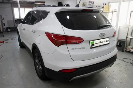산타페DM 전체랩핑, 에이버리 새틴 그레이 메탈릭, Avery Satin Grey Metallic.