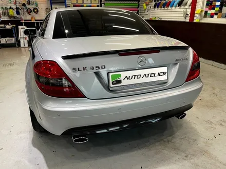 양주 의정부 랩핑샵 오토아틀리에, 벤츠 SLK 350 카본 포인트 랩핑 시공기.