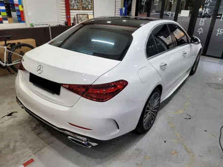 w206 c클래스 루프 블랙 ppf 시공