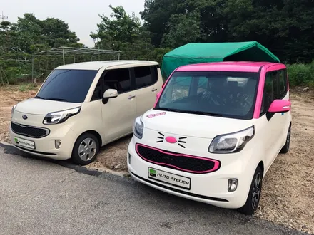 기아 레이 루프스킨 + 부분랩핑 핑크 시공 - by 의정부 오토아틀리에, 레이 랩핑, 레이루프스킨, 의정부랩핑, 의정부 카스킨.