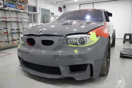 BMW 1M 전체 랩핑 Avery Gloss Dark Grey 시공 - by 의정부 오토아틀리에, 의정부 카스킨, 의정부 랩핑, bmw랩핑