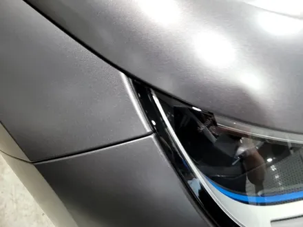 BMW iX 전기차 전체 사틴다크그레이 랩핑 시공, 양주 랩핑샵
