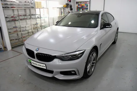 BMW 435D 전체 랩핑 Avery Satin Gray by 의정부 오토아틀리에, 의정부 랩핑, 의정부 카스킨, 전체랩핑 잘하는곳, 인증시공자.