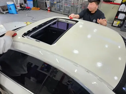 bmw 1시리즈 루프스킨 재시공.