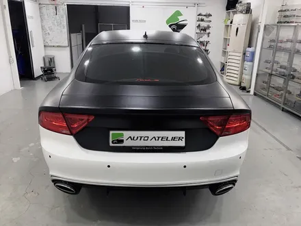 아우디 RS7 무광검정 전체랩핑,, 은 아니고 부분랩핑 보수 시공 - by 의정부 오토아틀리에, 의정부랩핑,  rs7랩핑, 의정부카스킨, 슈퍼카랩핑.