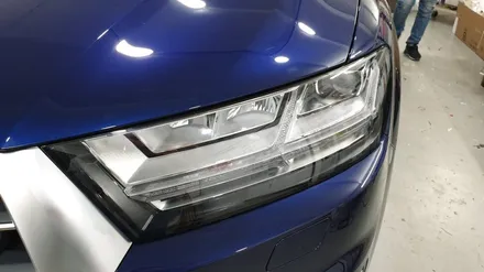 AUDI Q7 | 부분 PPF시공 by 의정부 오토아틀리에, 의정부 루프스킨, 의정부 랩핑, 의정부 카스킨, 의정부 PPF, 아우디 Q7 전면 라이트, 주유구, 백미러 PPF