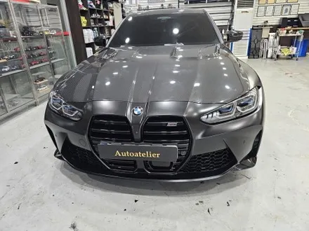 양주 랩핑 BMW M3 (g80) 전체 사틴블랙랩핑