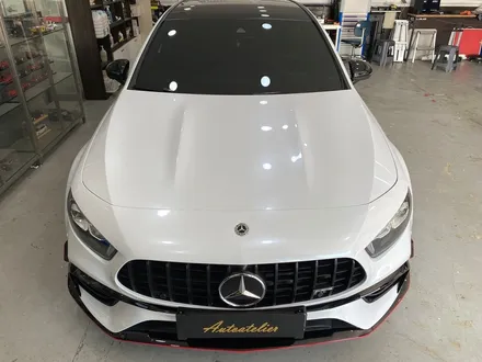 의정부 벤츠 A45 AMG 전체 고광택 화이트펄 랩핑