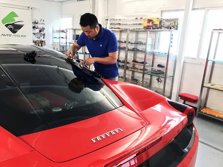 Ferrari 페라리 458 루프스킨 시공 - by 의정부 오토아틀리에, 의정부 랩핑, 의정부 루프스킨, 의정부 카스킨, 페라리 루프스킨