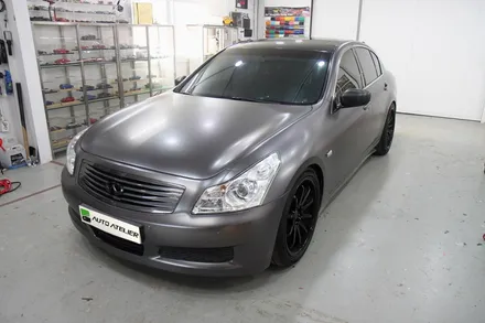 인피니티 G37 세단 전체랩핑 3M Satin Dark Gray S261. 3M 1080 새틴다크그레이, 의정부 오토아틀리에, 3M랩핑시공자, 의정부랩핑.