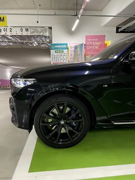 BMW X7 m팩 휠랩핑, 의정부 양주 랩핑샵 오토아틀리에.