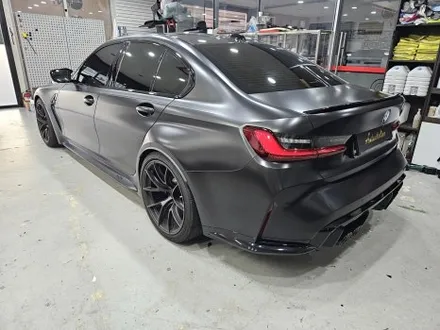 양주 랩핑 BMW M3 (g80) 전체 사틴블랙랩핑