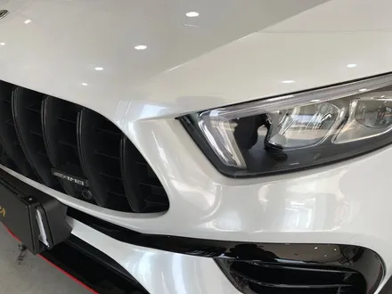 의정부 벤츠 A45 AMG 전체 고광택 화이트펄 랩핑