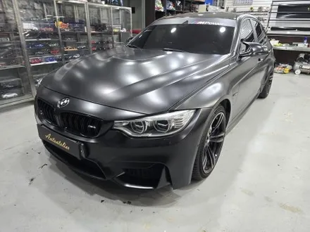 포천 BMW F80 M3 전체 데칼 제거 사틴블랙 풀랩핑