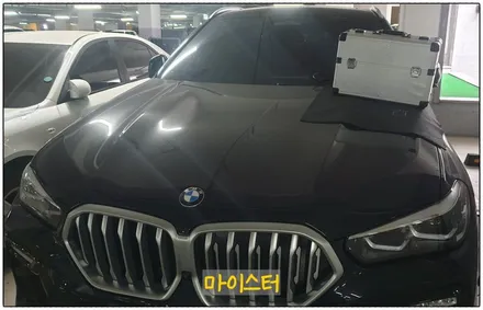 부산자동차유리복원 BMW X6 돌빵 수리했어요 / 부산 해운대