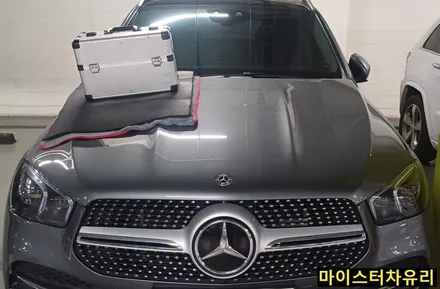 마산자동차유리용접 벤츠 GLC 전면유리돌빵 수리하기 / 부산 해운대