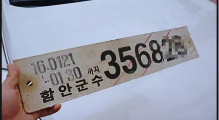 차량 임시 번호판 사용하는 이유 / 반납 기간 / 과태료 / 부산 해운대