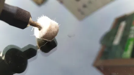 양산차유리복원, 모닝 유리돌빵 수리 / 부산 해운대