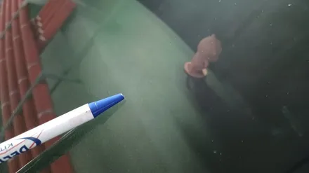 양산차유리복원 앞유리돌빵 깔끔한 용접 수리 후기 / 부산 해운대