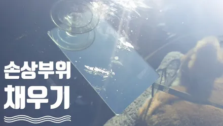 부산강서구유리복원 차앞유리 돌빵 수리했어요 / 부산 해운대