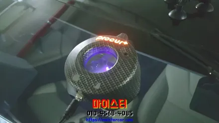 부산자동차유리복원 테슬라 모델S 90d 돌빵수리 / 부산 해운대