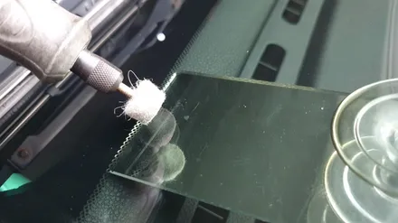 부산자동차유리복원 앞유리 크랙 수리 / 부산 해운대