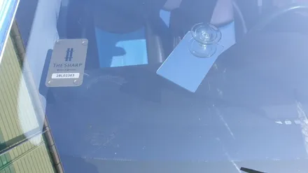 부산차유리용접 스파크 길게 깨짐 자동차유리 롱크렉 복원 작업 / 부산 해운대