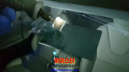 부산자동차유리복원 테슬라 모델S 90d 돌빵수리 / 부산 해운대