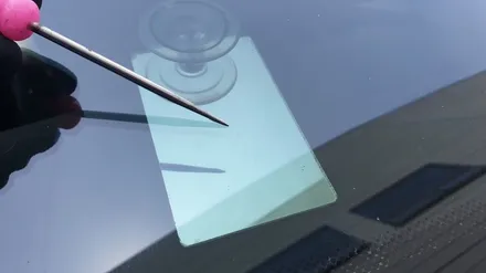 부산자동차유리용접 코란도 앞 유리 돌빵 수리 후기 / 부산 해운대