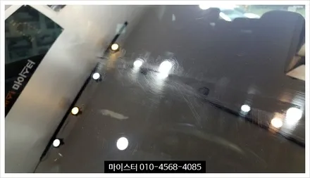 부산유리기스 스크레치 얼룩 제거 전문시공점 마이스터 / 부산 해운대