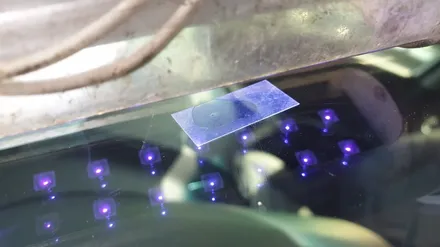 부산유리용접, 돌 맞아 깨진 자동차 앞유리 돌빵 수리 / 부산 해운대