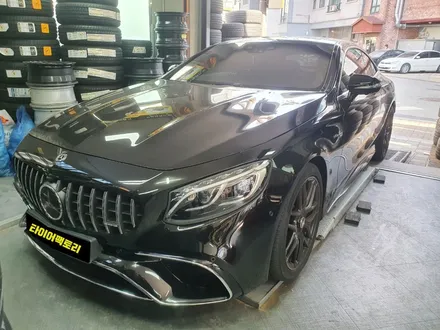 [남양주휠도색]벤츠 S63 쿠페 AMG 20인치 매트블랙+타임어택라인 휠복원&휠도색 / 남양주시 별내동