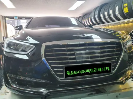 [제네시스휠도색][제네시스타이어]제네시스 EQ900 19인치 고스트크롬 휠복원&휠도색 + 타이어교체 (245-45-19,275-40-19 콘티넨탈 콘티프로콘택) / 남양주시 별내동